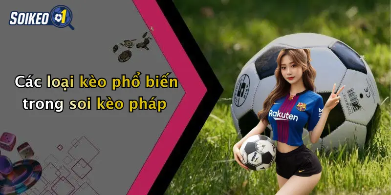 Các loại kèo phổ biến trong soi kèo pháp