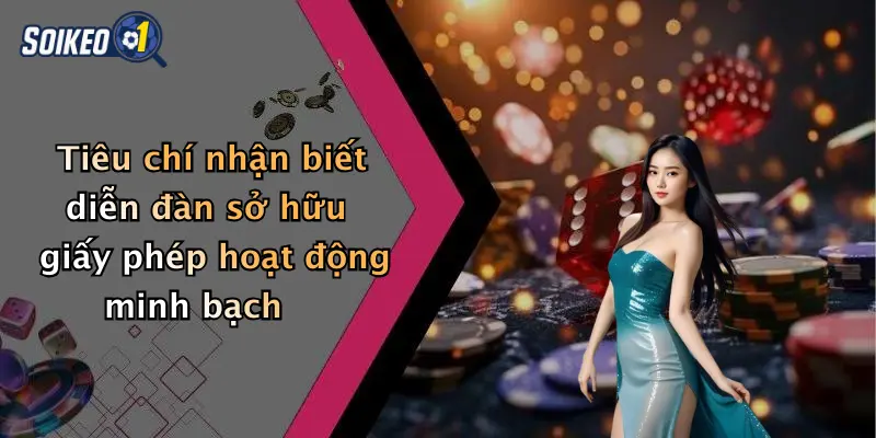 Tiêu chí nhận biết diễn đàn sở hữu giấy phép hoạt động minh bạch