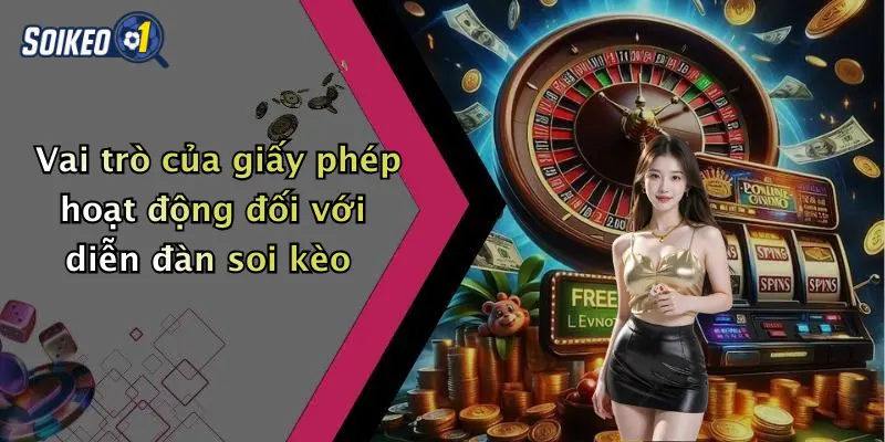 Vai trò của giấy phép hoạt động đối với diễn đàn soi kèo