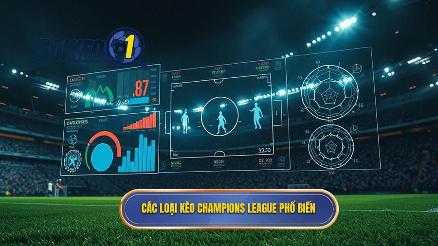 2. Các loại kèo Champions League phổ biến