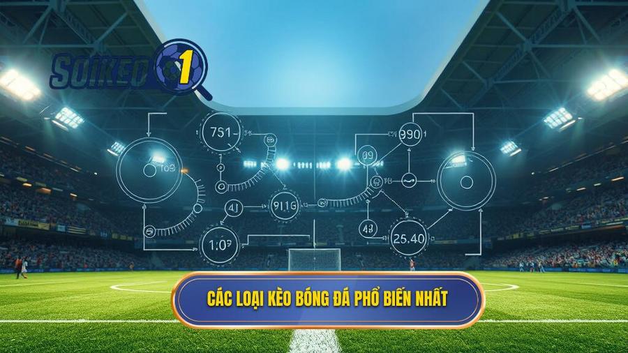 2. Các loại kèo bóng đá phổ biến nhất