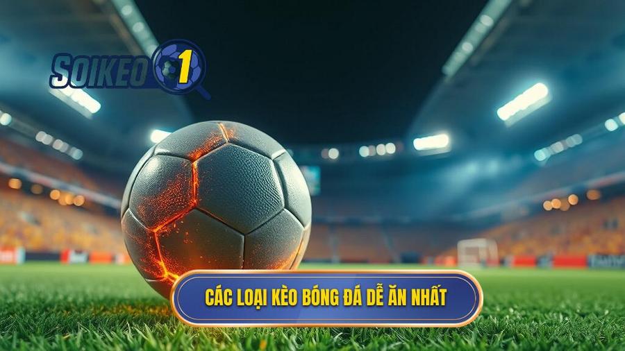 Top những loại kèo bóng đá dễ ăn nhất hiện nay bạn nên biết