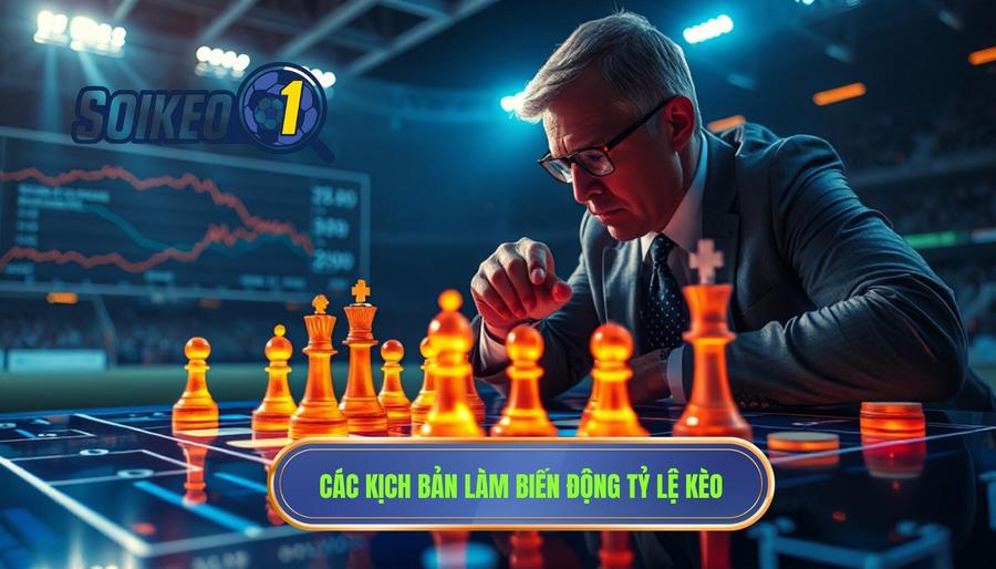 Các kịch bản chiến thuật phổ biến làm biến động tỷ lệ kèo