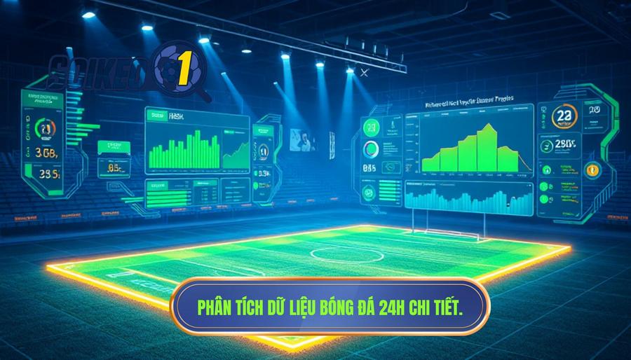 Phân tích dữ liệu bóng đá 24h chi tiết