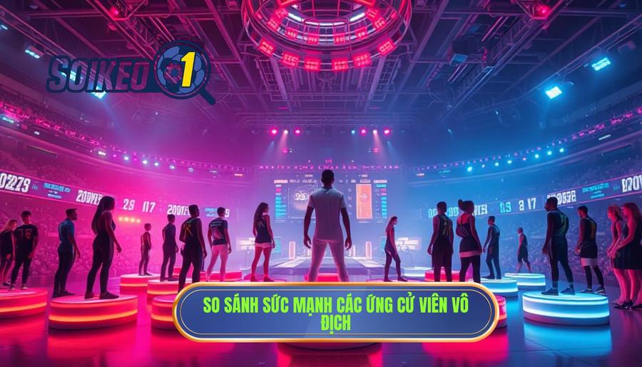 So sánh sức mạnh các ứng cử viên vô địch