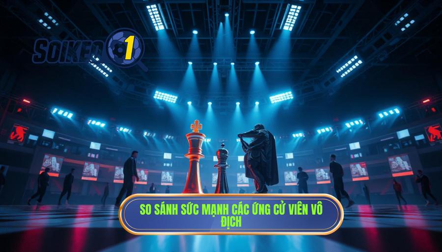 So sánh sức mạnh các ứng cử viên vô địch